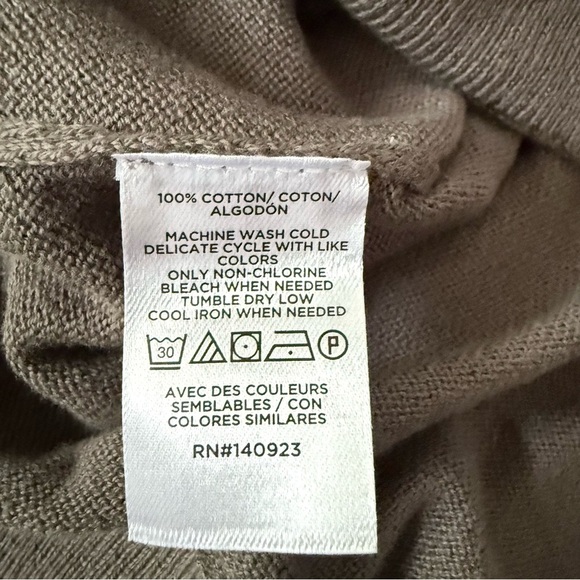 LOFT 100% Cotton Knit Dog Print Sweater Size M - Picture 7 of 7